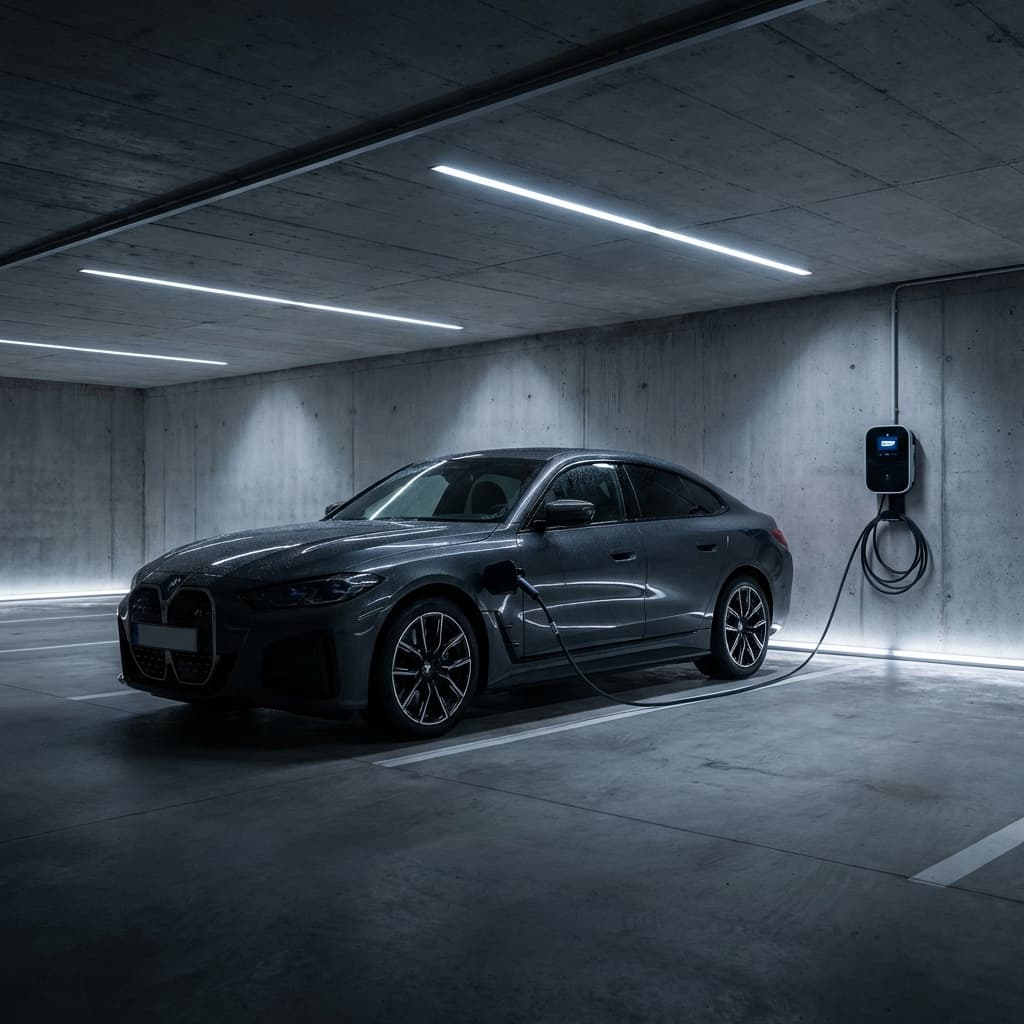 Borne BMW i4 à Levallois